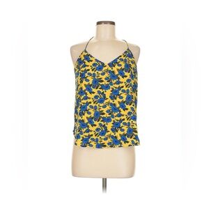 Harper Heritage Floral Yellow and Blue Women's Top
